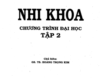 Nhi khoa-Tập 2